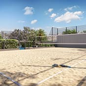 Quadra de beach tênis